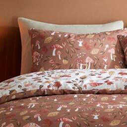 Fusion Woodland Dreams Polycotton Duvet Cover & Pillowcase Set - thumbnail 2