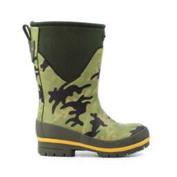 Kids Splash Camo Neoprene Wellington Boots - thumbnail 2