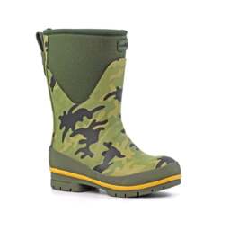 Kids Splash Camo Neoprene Wellington Boots - thumbnail 1