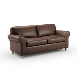 Flori Classic Leather 3 Seater Sofa - thumbnail 6