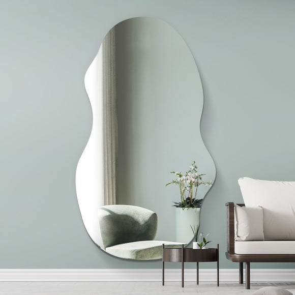 Lacuna Frameless Pond Full Length Wall Mirror - image 1