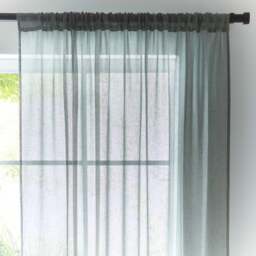 Marley Linen Slot Top Voile Panel - thumbnail 1