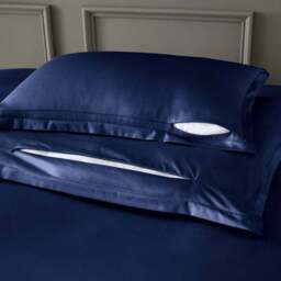 Hotel Cotton Sateen 400 Thread Count Oxford Pillowcase Pair - thumbnail 2