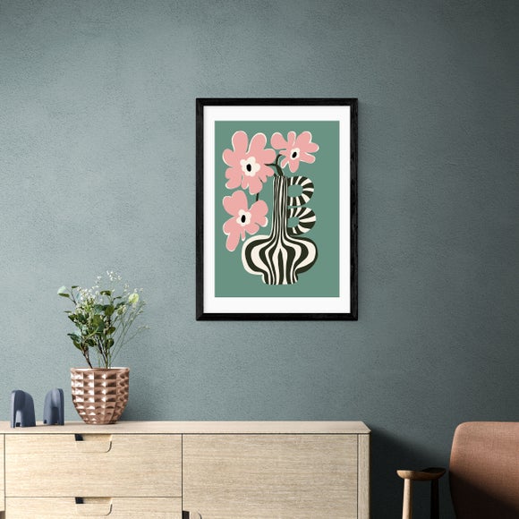 East End Prints Floral Stripe Print by Miho Art Studio - image 1