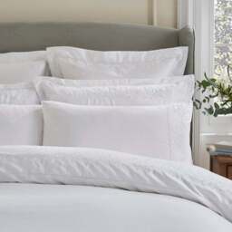 Dorma Norwood Emboidery 100% Cotton Duvet Cover & Pillowcase Set - thumbnail 4