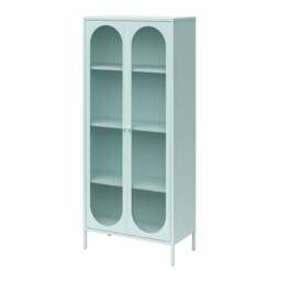 Luna Tall Fluted Sideboard, Glass - thumbnail 6