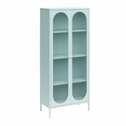 Luna Tall Fluted Sideboard, Glass - thumbnail 2