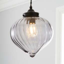 Voyager Smoked Glass Pendant Light - thumbnail 1