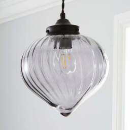 Voyager Smoked Glass Pendant Light - thumbnail 2