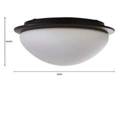 Lotto Bathroom Flush Ceiling Light - thumbnail 5
