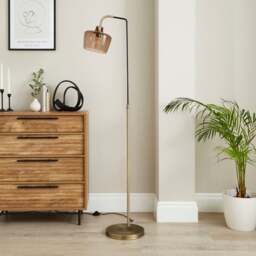 Auburn Industrial Adjustable Floor Lamp - thumbnail 1