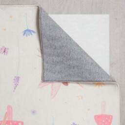 Meadow Fairies Washable Faux Fur Rug - thumbnail 3