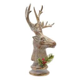 Wood Effect Stag Head - thumbnail 2