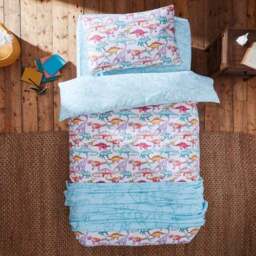 Dinosaurs Gallery 100% Cotton Duvet Cover & Pillowcase Set - thumbnail 2