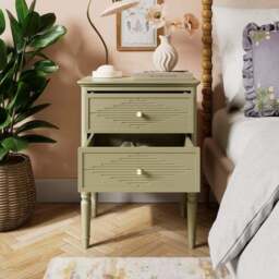 Ottilie 2 Drawer Bedside Table - thumbnail 2