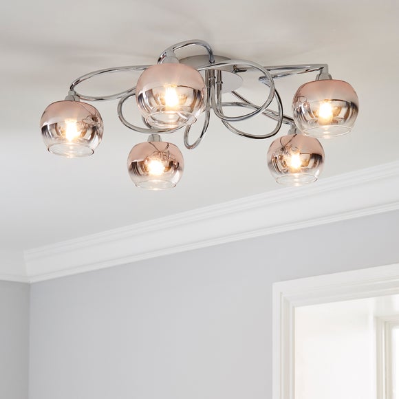Seychelles 5 Light Flush Ceiling Light - image 1