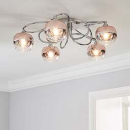 Seychelles 5 Light Flush Ceiling Light - thumbnail 1