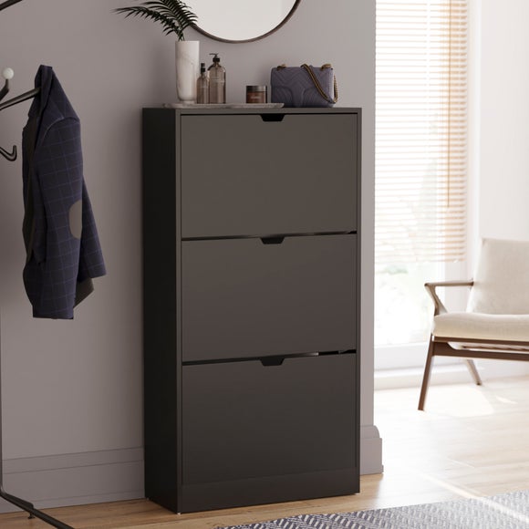Vida Designs 3 Door Shoe Storage Cabinet - image 1