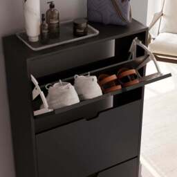 Vida Designs 3 Door Shoe Storage Cabinet - thumbnail 4