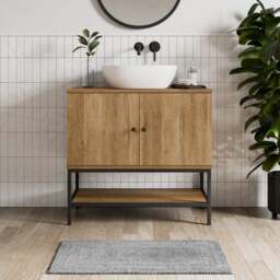 Fulton Vanity Unit, Pine Effect - thumbnail 1
