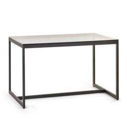 Chicago 4 Seater Dining Table, Smoked Glass - thumbnail 3