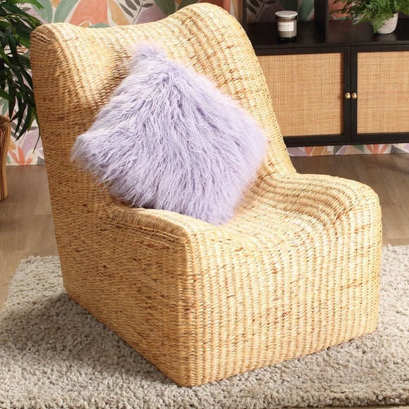 Desser Danish Rattan Armless Chair - image 1