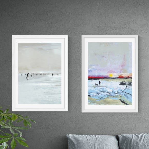 Set of 2 East End Prints Beach Walk Prints - image 1