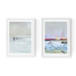Set of 2 East End Prints Beach Walk Prints - thumbnail 2