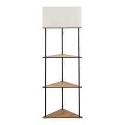 Elements Element Sunds Corner Shelved Floor Lamp Light Wood - thumbnail 5