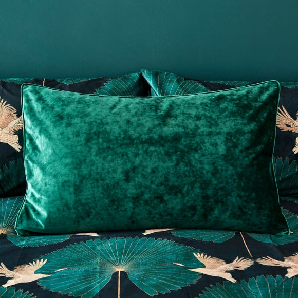 Crushed Velour Piped Pillowcase - image 1