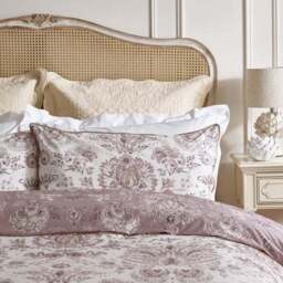 Dorma Archive Romeo 300 Thread Count 100% Cotton Duvet Cover & Pillowcase Set - thumbnail 2