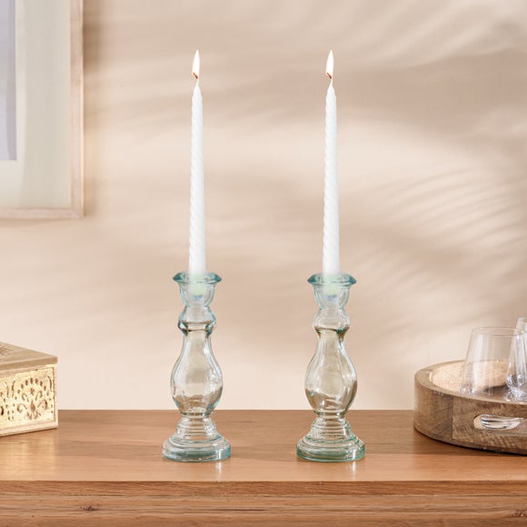 Set of 2 Twist Taper Candles - image 1