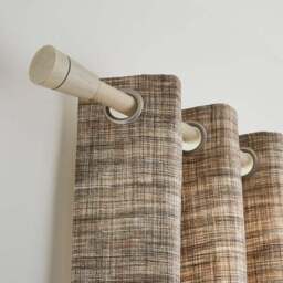 Flute Wood Curtain Pole - thumbnail 2