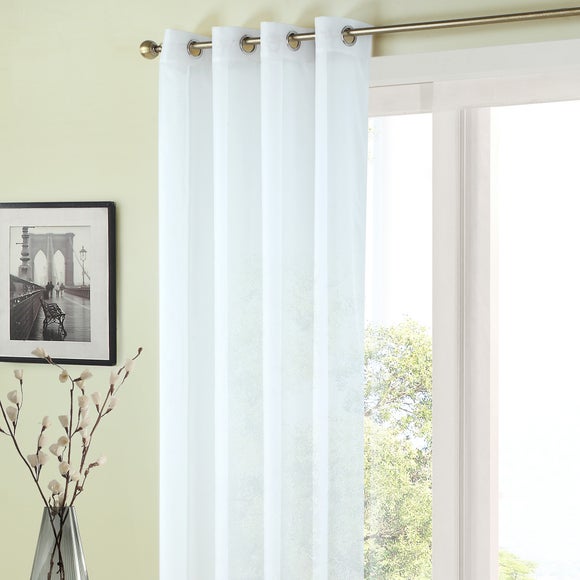 Sheer Elegance Eyelet Single Voile Panel - image 1