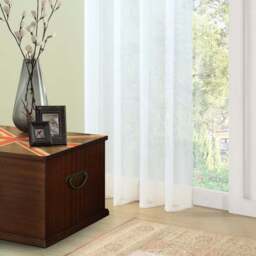 Sheer Elegance Eyelet Single Voile Panel - thumbnail 2