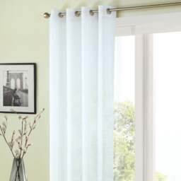Sheer Elegance Eyelet Single Voile Panel