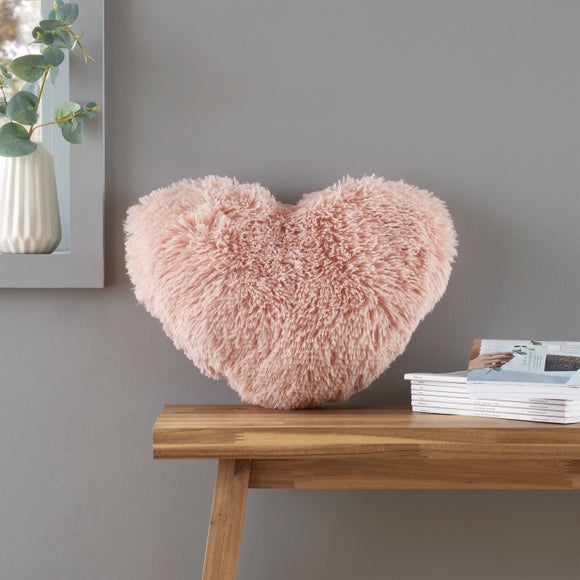 Catherine Lansfield Cuddly Heart Cushion - image 1