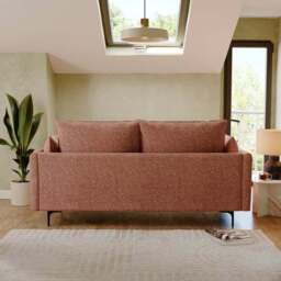 Ruby Fleck Chenille 3 Seater Sofa - thumbnail 3