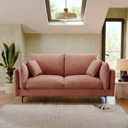 Ruby Fleck Chenille 3 Seater Sofa - thumbnail 1