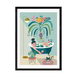 East End Prints Relaxing Bath Print - thumbnail 2