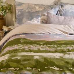 Voyage Foinaven 100% Cotton Slub Duvet Cover & Pillowcase Set - thumbnail 2