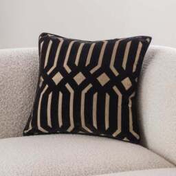 Luxe Deco Cut Velvet Cushion - thumbnail 3