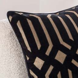 Luxe Deco Cut Velvet Cushion - thumbnail 2