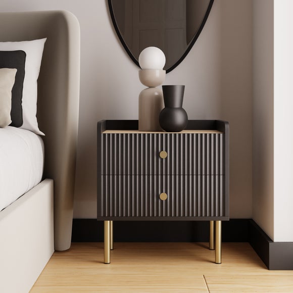 Georgi 2 Drawer Bedside Table - image 1