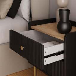 Georgi 2 Drawer Bedside Table - thumbnail 4