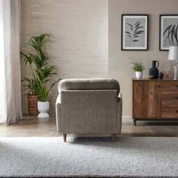 Sven Chunky Chenille Snuggle Chair - thumbnail 6