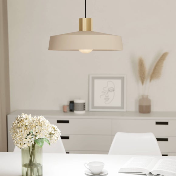 EGLO Valdiola Round Steel Pendant Light - image 1