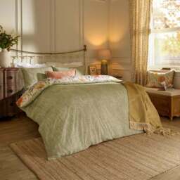 Riviera Delamere Voyage 100% Cotton Duvet Cover and Pillowcase Set - thumbnail 3