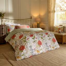 Riviera Delamere Voyage 100% Cotton Duvet Cover and Pillowcase Set - thumbnail 1