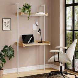 Flynn Modular Shelving Desk - thumbnail 2